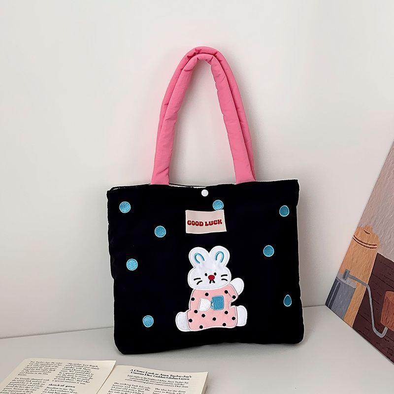 

Милая сумка-тоут с животными через плечо, большая вместительная сумка-тоут, женская сумка для поездок на работу, портативная дорожная сумка для хранения, подарки для девичьего сердца