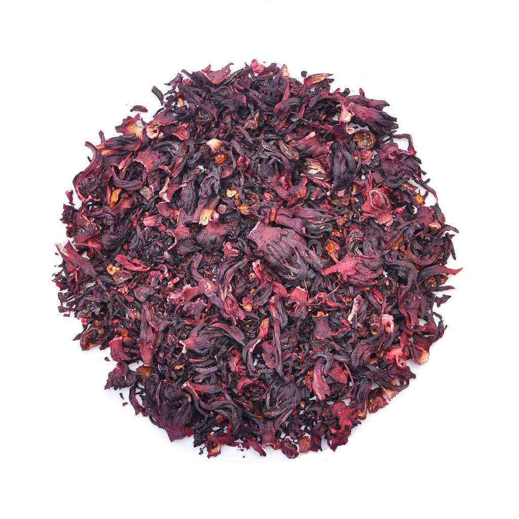 Herbata Nalewka Babuni Hibiskus - 100g Kwiat Hibiskusa Mieszanka Smakowa