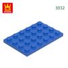Non-Toxic 31Pcs/Lot 3032 4X6 Basic Plate Board Building Blocks Moc Parts Compatible With Bricks Educational Children'S Toys Gift Box