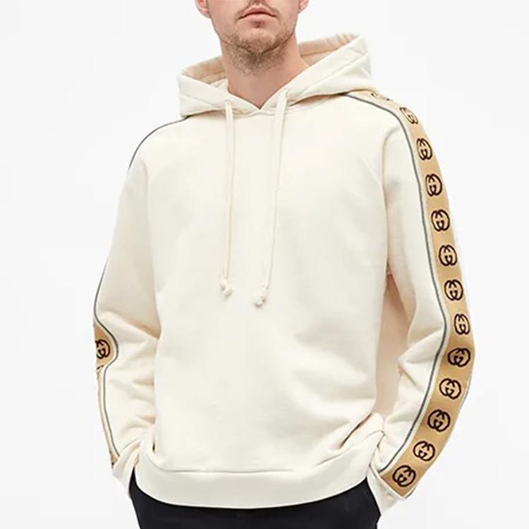 Gucci Sweatshirts Men's Ecru Hooded (Non-detachable) Moderate 596230-XJBUW-9230