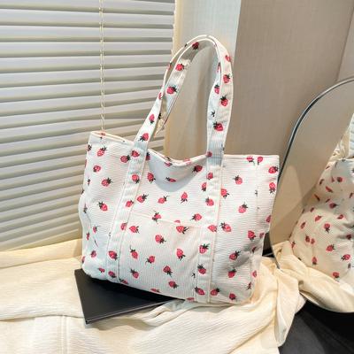 Nouveau sac fourre-tout portable simple et à la mode grande capacité simple et à la mode décontracté personnalisé sac à bandoulière femmes