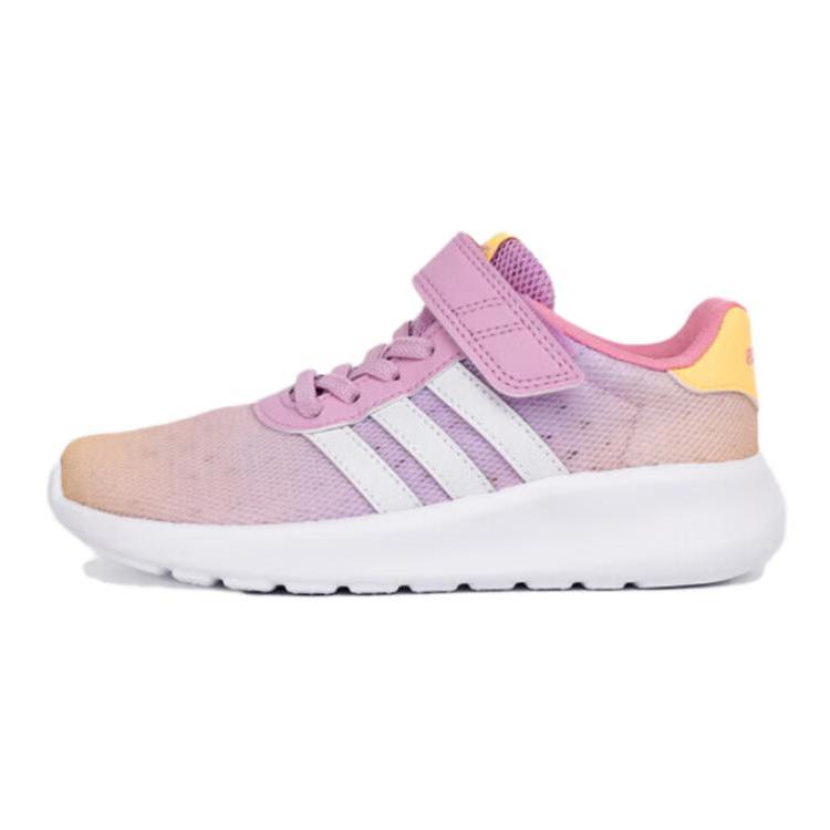 Adidas Neo Lite Racer 3.0 Slip Resistant Abrasion Resistant Low top Kids Lifestyle Shoes Pink White Kids  ID3398 36.5
