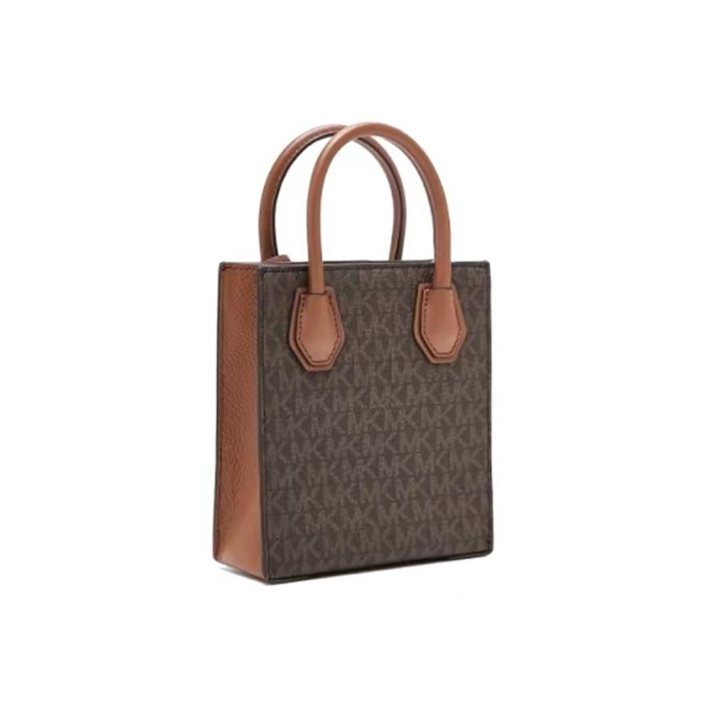 [Pre-Owned] Mercer Mini Brown Coated Canvas Monogram Crossbody Bag - New #V4HEPU