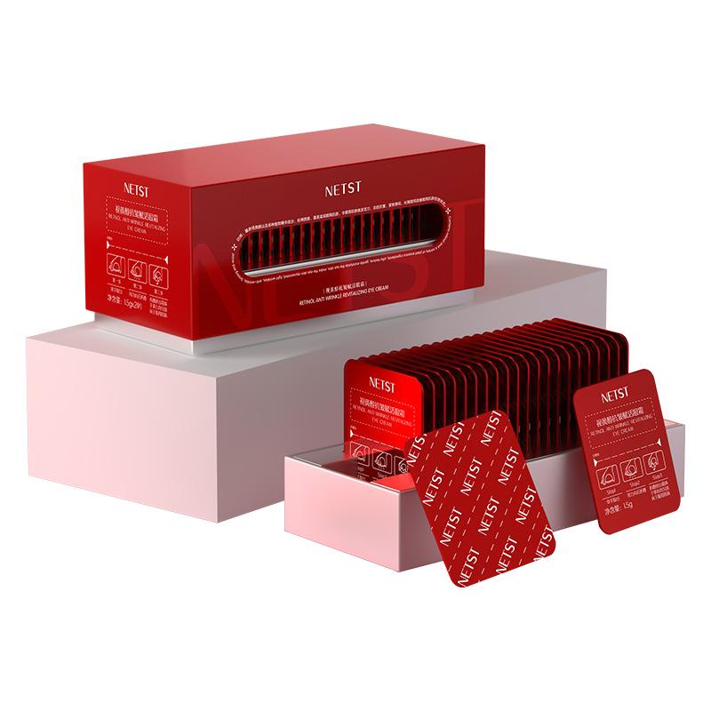 

Ретиноловый активный крем для глаз против морщин Увлажняющий Подтягивающий Массажный Уменьшает темные круги под глазами 1.5g*21p