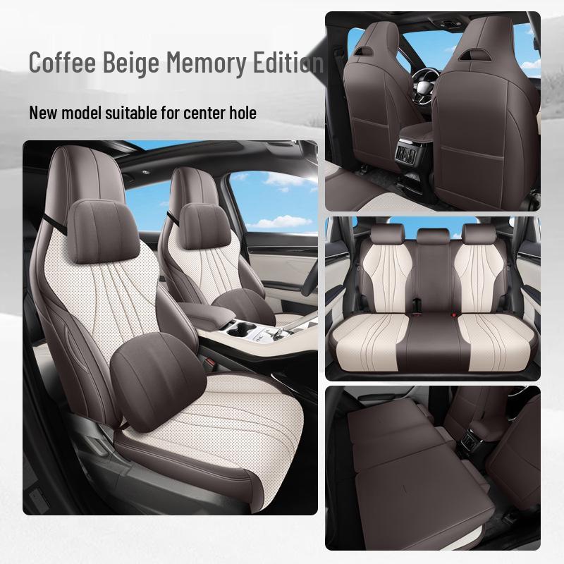 All-Season Full Surround Seat Cover for BYD Song Plus/DMI Five-Seater Car Cushion