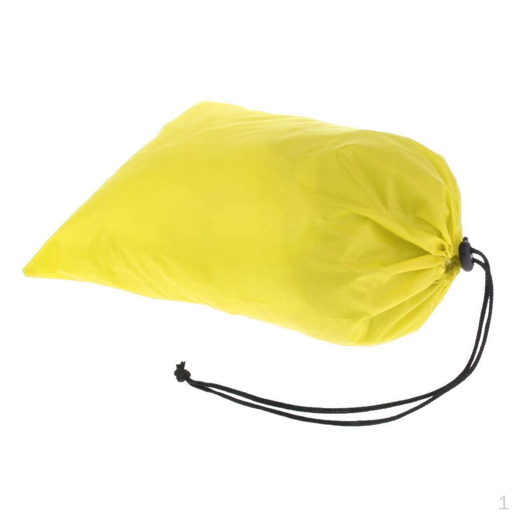 Waterproof Drawstring Storage Bag Stuff for Clothes - Green