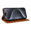 For iPhone 15 Pro Case RFID Blocking Phone Leather Cover Magnetic Closing
