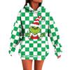 Ladies' Loose Comfortable Casual Fashionable Christmas Print Hooded Sweatshirt
