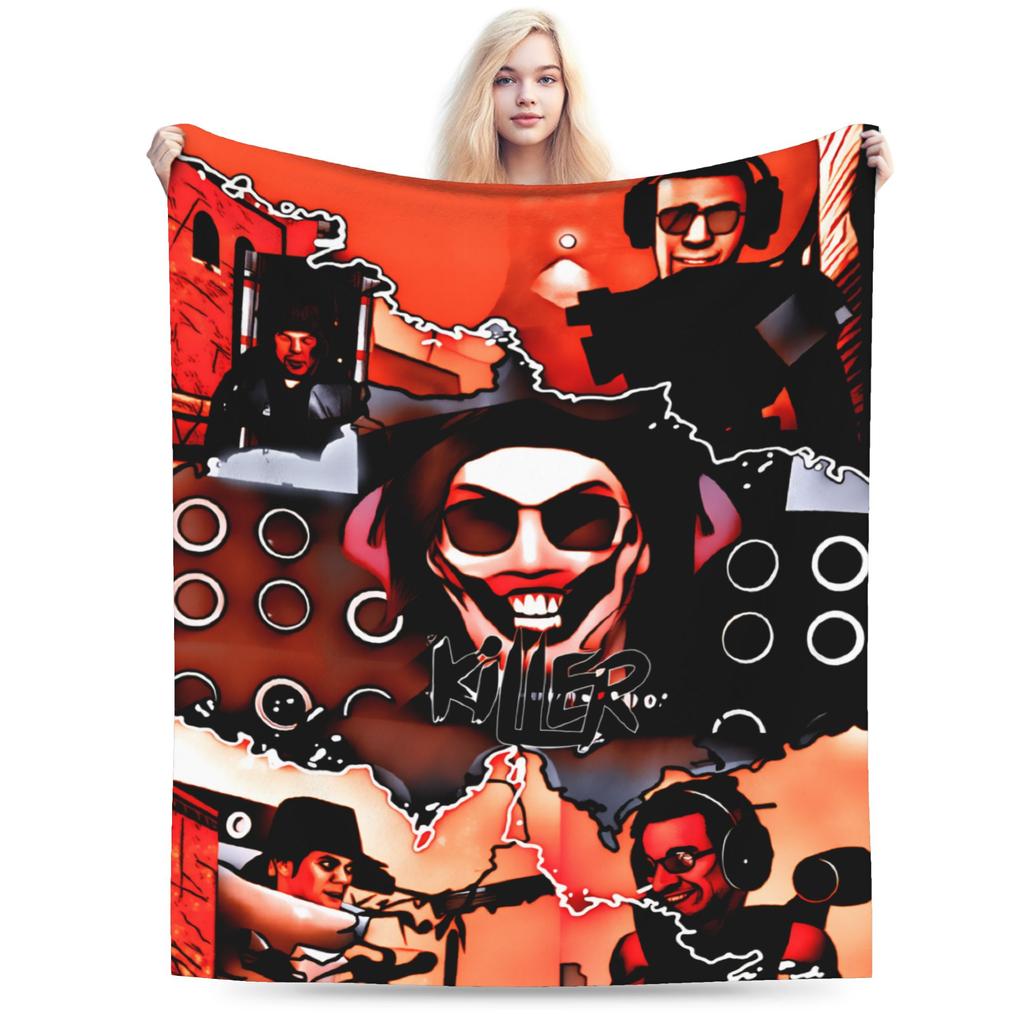 Dark Titan Speakerman Skibidi Toilet Blanket Quality Warm Soft Throw Blanket Winter Boy Girl Home Decor Funny Bedspread