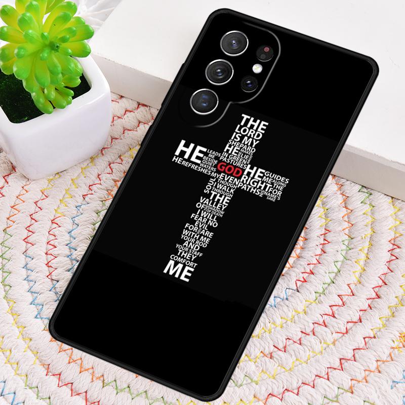 Jesus print Silicone Phone Case For Samsung Galaxy note 10 pro S26 S25 S24 S23 S22 S21 Plus S25Ultra Capa Cover