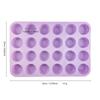 ZISIZ Silicone 24-Hole Round Muffin Pan