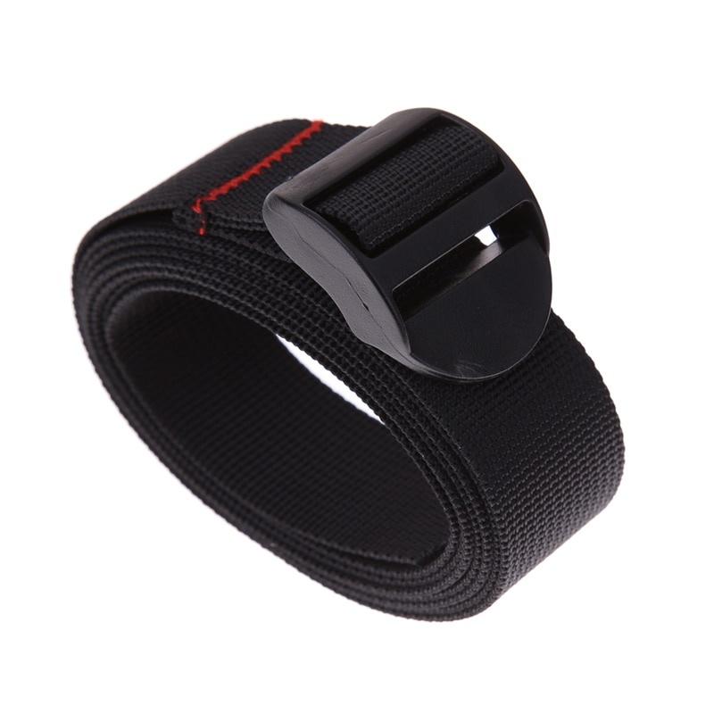 Cintas de Carga de Nylon Pretas Pesadas de 125kg com Fivelas de Câmera Kit de Viagem Equipamento para Acampamento ao Ar Livre