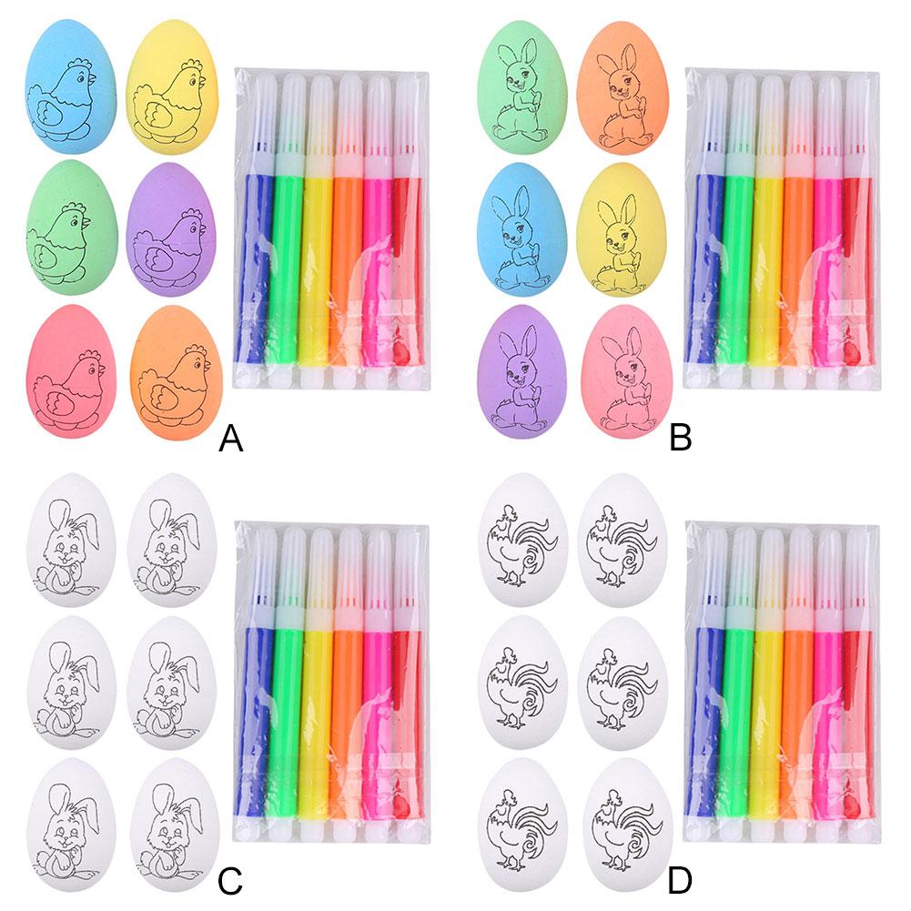 Easter Eggs Painting Kit for DIY Design for Girls and Boys Easter Egg Coloring Craft Kit for Crafts Easter Basket Stuffers Gift