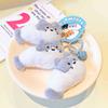 Plush Keychain Unique Design Of Cat And Fish For Fun Keyring Accessories