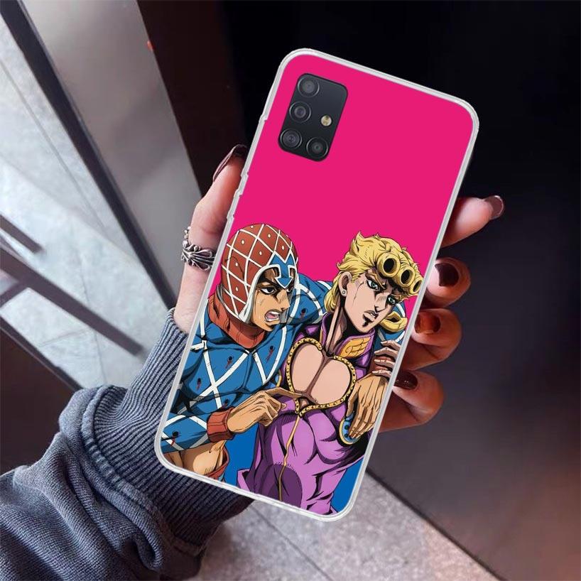 JoJo Adventure Giorno Giovanna Phone Case For Samsung Galaxy A52 A51 A50S A32 A22 A12 A02S A72 A71 A31 A70 A30S Note 20 Ultra 10