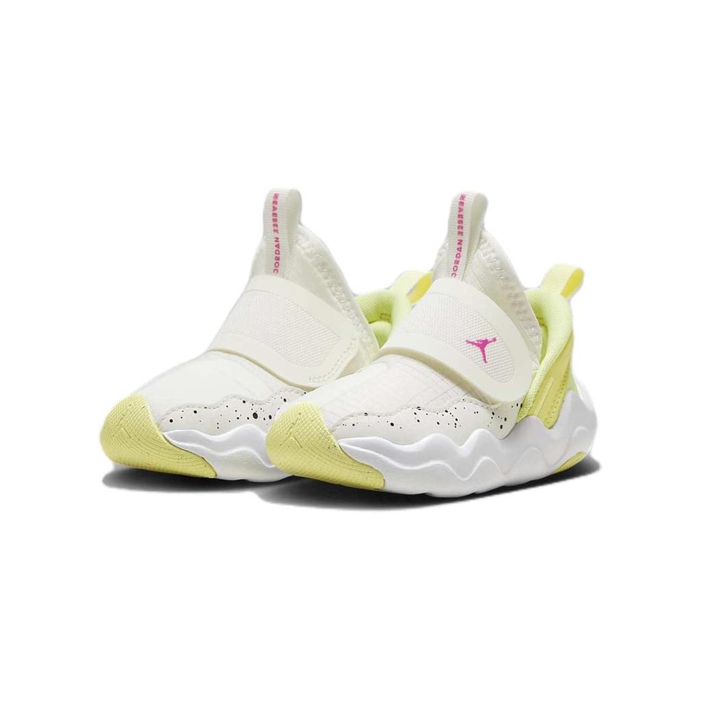 Baby Jordan 23/7 Comfortable Slip Resistant Abrasion Resistant Low top Toddler Shoes White Yellow DQ9294-181