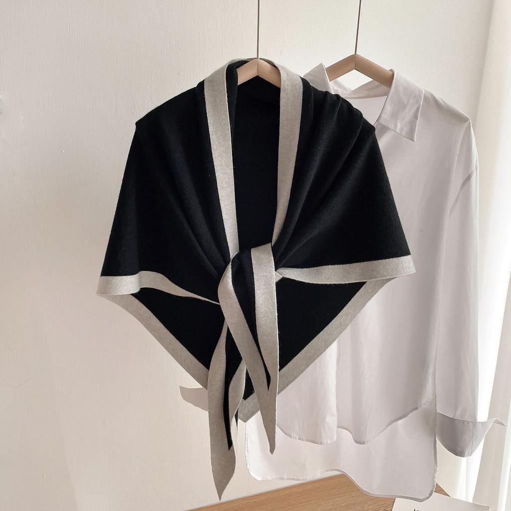 Knitting Cashmere Scarf Winter Women Shawls Warm Blanket Wraps Female Foulard Bandana Scarves New Fashion Lady Pashmina