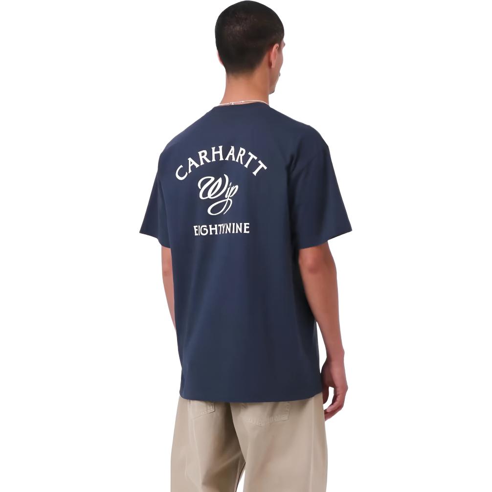 Carhartt WIP SS26 S/S Eightynine T-Shirt Loose Fit Back Logo Letter Casual Crew Neck Short Sleeve T-Shirt Unisex T-Shirt I036205-VQ-XX