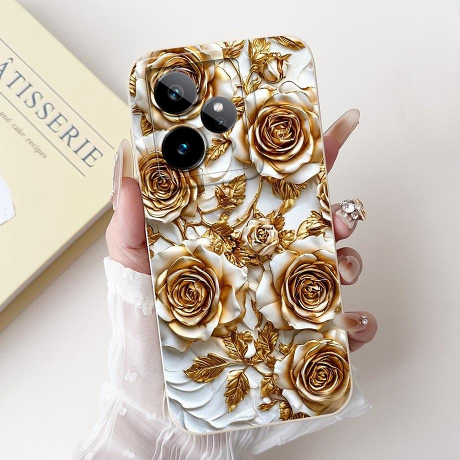 For Realme GT 7 5G Case RMX5061 Cute Cartoon Fashion Painted Cover Soft Silicone Case For Realme GT7 Pro GT 7 Pro 7T GT7T Fundas