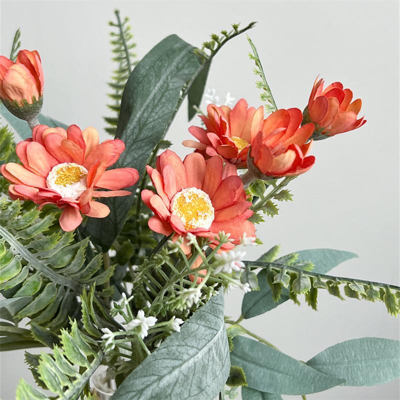 Severská sedmikráska perská zelená rostlina list umělá květina dekorace umělá zelená rostlina svatební domácí umělá květina