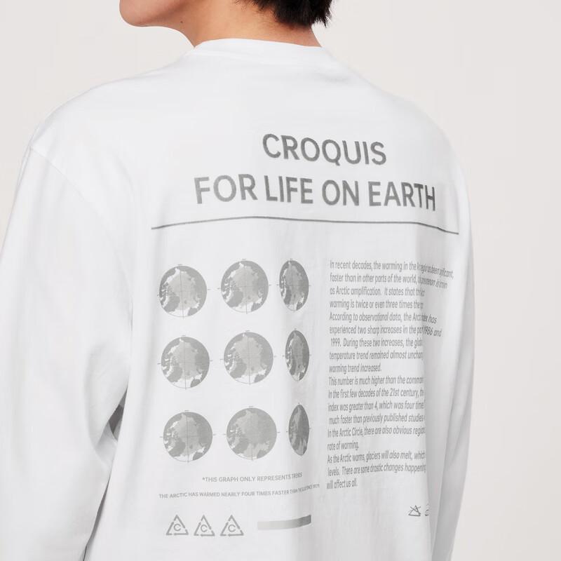 T-shirt à manches longues coupe ample pour homme CROQUIS Printemps 2024