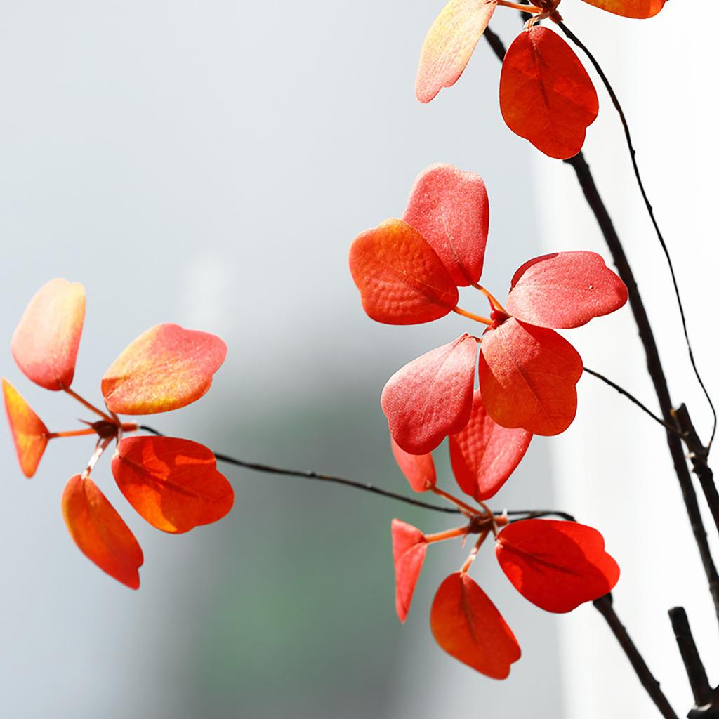 Artificial Leaf Plant Lifelike Easy To Clean Durable Fake Plant Photographic Prop for Indoor