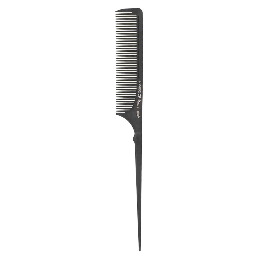 Tail Comb Professional Grade Heat Resistant Hairdressing Styling Salon Combs for All Hair Types Blac