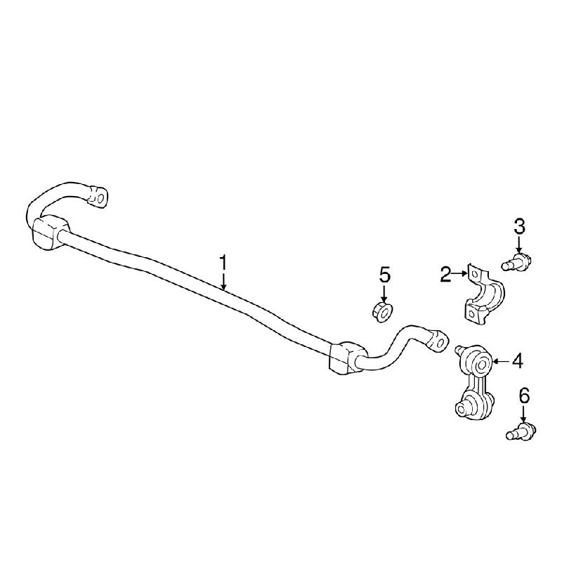 Stabilizator Bară Spate Pentru Honda CRV Accord 2017 2018 2019 2020-2022 52320-TLB-A00