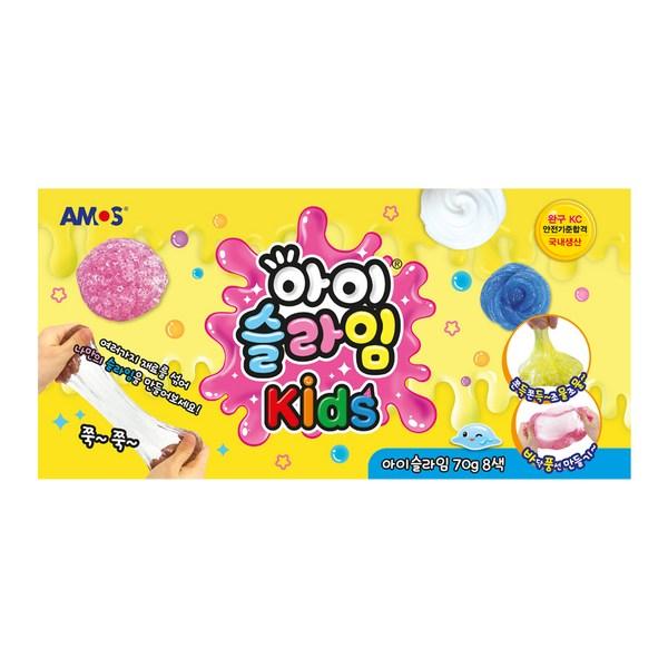 

Набор Amos Islime Kids 70г x 8, разные цвета, корейские игрушки