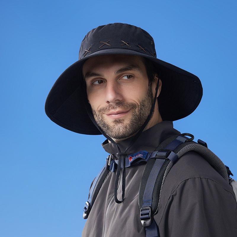 Sommer Fisherman Hat Herre Vår Høst Utendørs Solkrem Fjellklatrelue Dame Solhatt