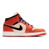 Jordan 1 Mid Team Orange Black GS BQ6931-800