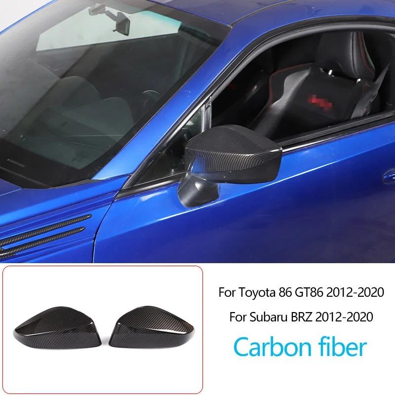 För Toyota 86/Subaru BRZ 2012-2020 ABS Kolfiber Interiörsats Instrumentbräda Mittkonsol Växelspakspanel Skydd Dekaler