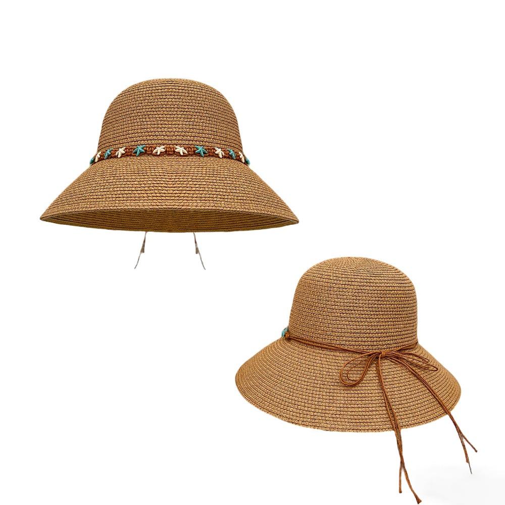 Sun Protection Woven Hat Wide Brim Sunshade Hat New Straw Hat  Seaside Beach