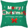 Christmas Cartoon Patterns Throw Pillow Cover With Short Plush Print For Living Room Sofa Decoration Cushion Cover Pillow Covers