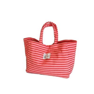New Niche Bag, Striped Fashion, Lazy Style Tote
