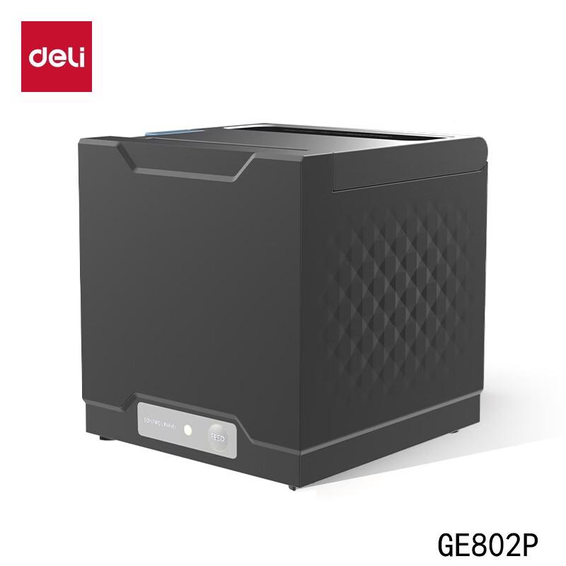 Deli Thermal POS Receipt Printer CN plug (adapter included)