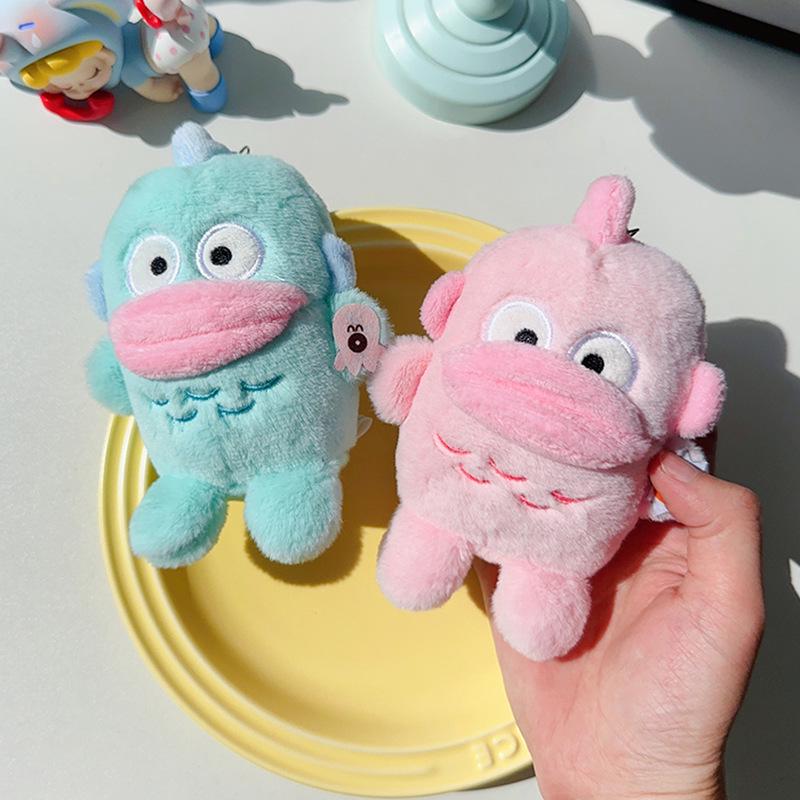 Creative Mermaid Clownfish Plush Keychain - Student Schoolbag Ornament & Couple Gift