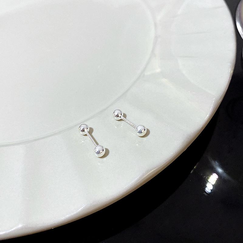 

Silver Needle Simple Raising Ear Hole Earrings Women s Cold Wind Niche Personality Earrings New Earrings