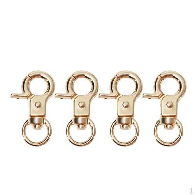 4 Metall Karabinerverschlüsse - Breite 0,4 Zoll Ring Karabinerhaken