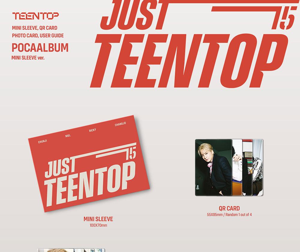 (MINI BOX / MINI SLEEVE POCAALBUM) TEEN TOP [Just 15, Just Teen Top] 10th Mini Album