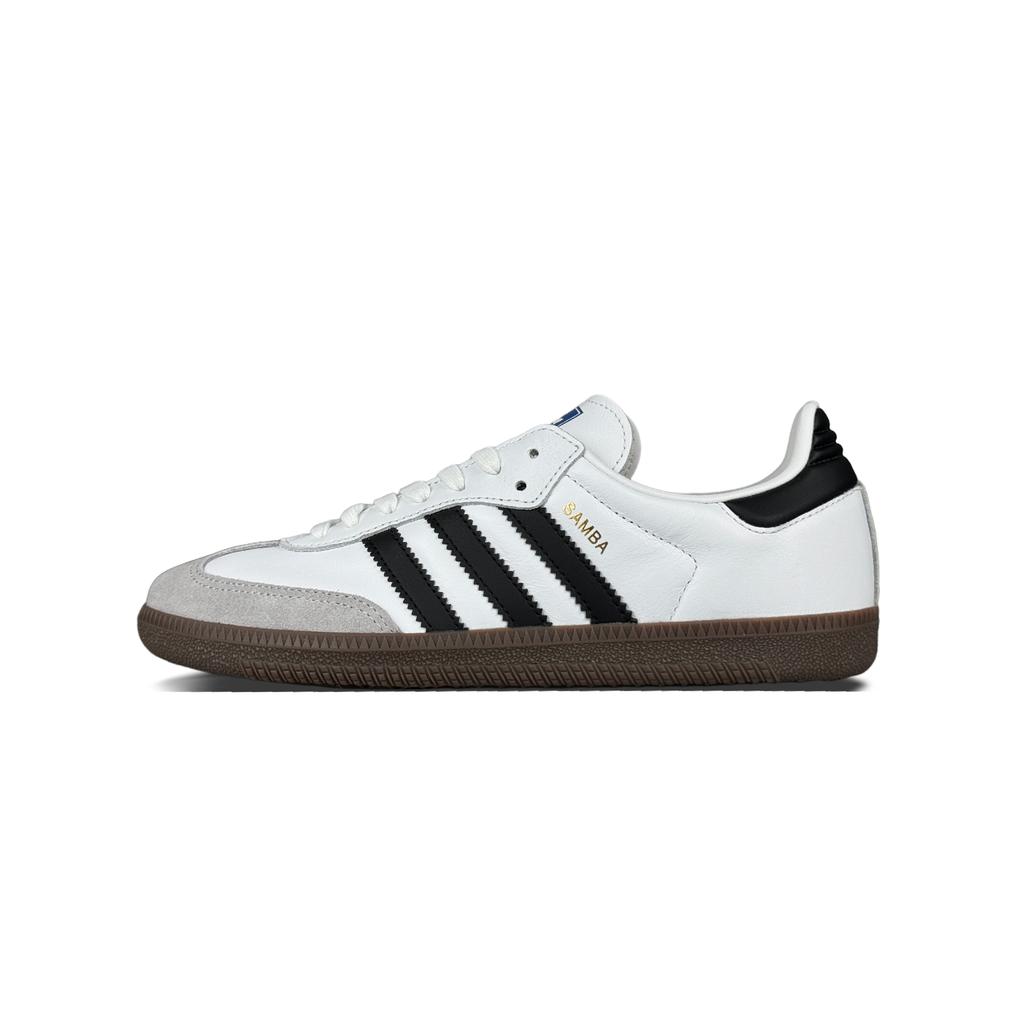 Adidas Originals SAMBA OG Low top German Army Trainers Unisex Silver White B75806(Team1005-)