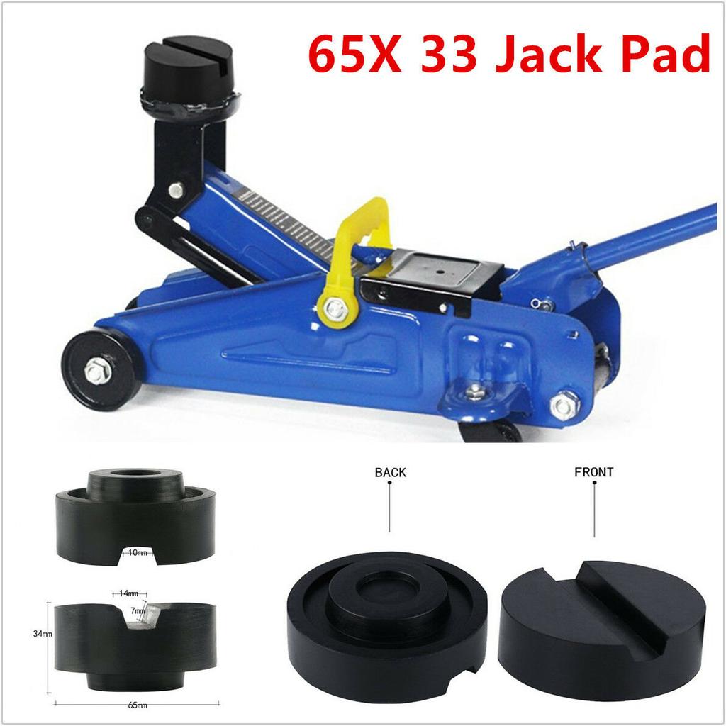 2x Medium Jack Rubber Pad Non-Slip Rubber Support Lifting Plate Rubber Pad