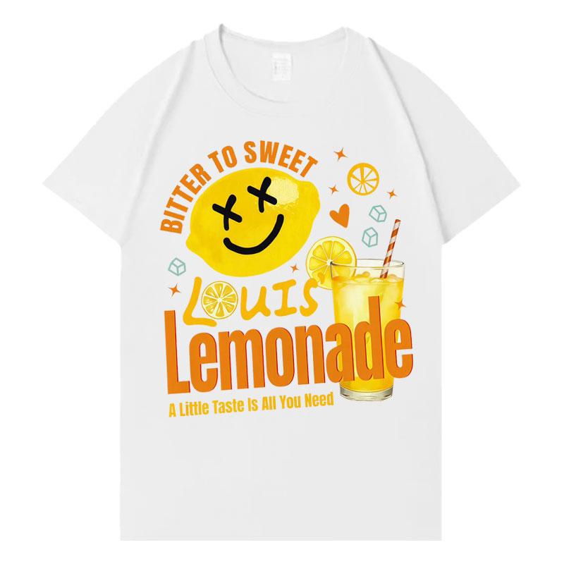 Rapper Louis Lemonade Tour Hip Hop Tee Shirt Women Oversized Fashion Aesthetic Cozy Short Sleeve Tshirts Fans Casual Streetwear