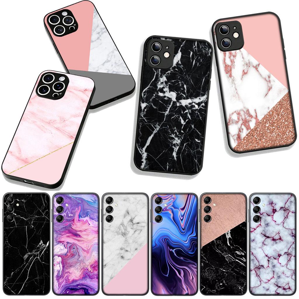 for Motorola Moto G54 G05 G24 G45 G55 G75 G85 G15 G57 G86 Power Edge 50 30 Ultra Fusion neo Pro Case Printing Marble Wallpaper