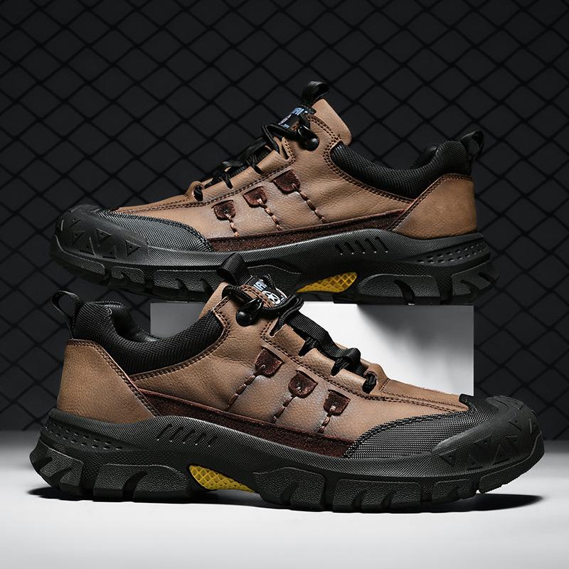 

Yama popular outdoor shoes men s 2024 autumn new tooling outdoor casual shoes large size men s mountaineering shoes 44 коричневий