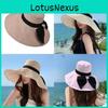 Cotton Sun Hat With Large Brim For Summer Outdoor Sun Protection Women