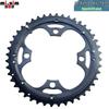 Disco de Reparo de Pedivela 44T44 Dentes Liga de Alumínio Preta, Compatível com Pedivela Hollow Shimano