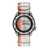 Seiko5 100 Meters Waterproof Automatic Nylon Strap 42.5*46mm Men's Watch Silver Dial SRPK73