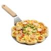 10 inch stainless steel wooden handle pizza shovel,large shovel surface,can be hung,transferred cake,pancake transfer tray tool