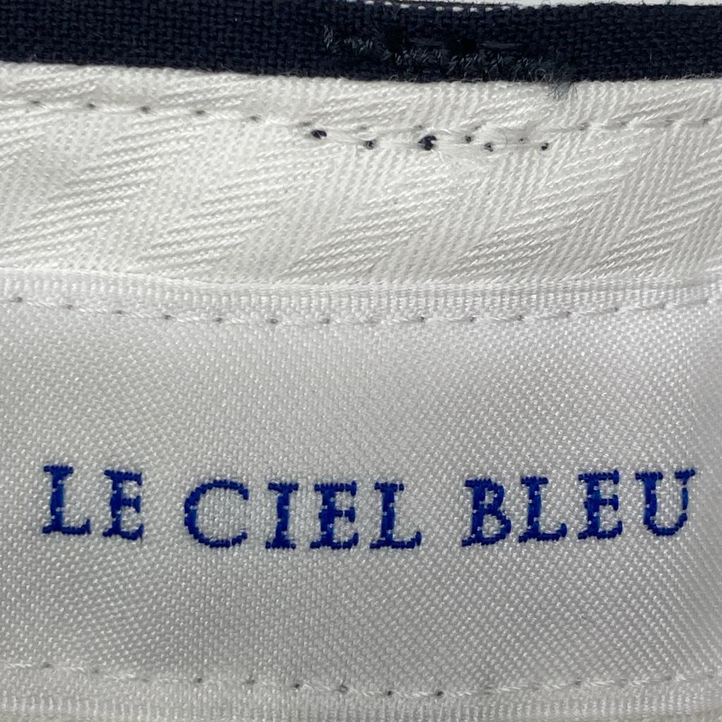 LE CIEL BLEU 23AW Pinstripe Slim Pants Bottoms 36 NavyUsed